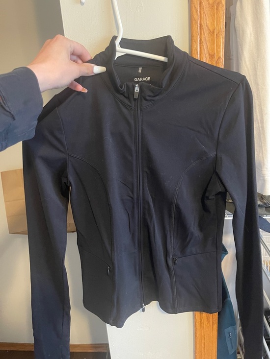 Garage Jackets & Blazers - Garage Women's Black Zip-Up Utility Jacket